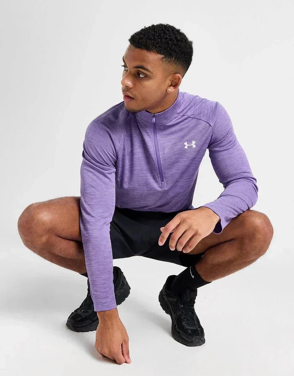 UA Haut Zippé Tech Textured Homme - B30sneakers