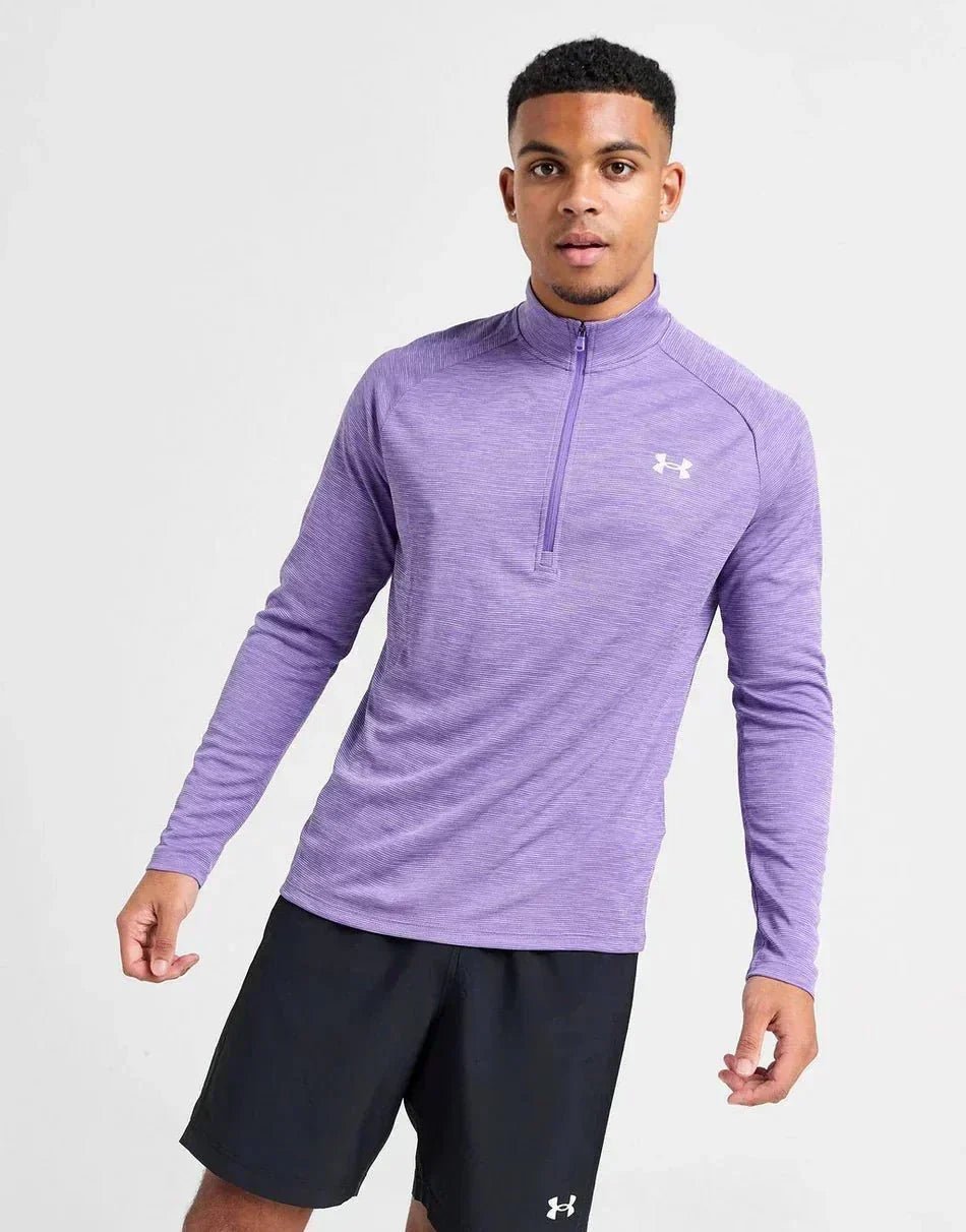 UA Haut Zippé Tech Textured Homme - B30sneakers